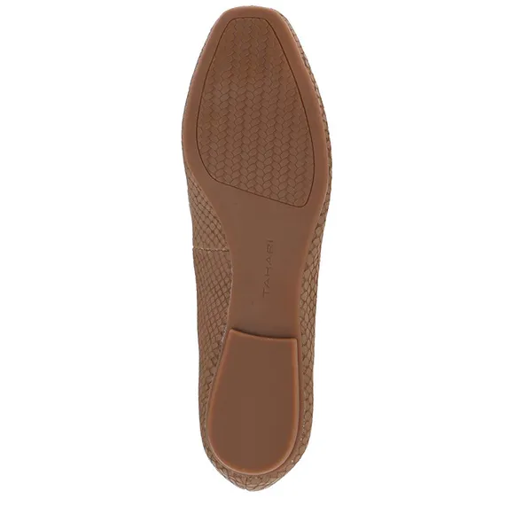 Tahari Inca Bow Ballet Flats Fawn 6M