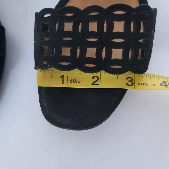 Tamaris Women's Chunky Block Heel Cutout Front Strap Sandals. Size 8.5