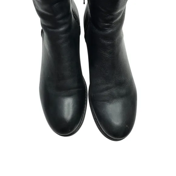 Taos Boots Zip It Leather Black Zip Up Casual Classic Ankle Shoes