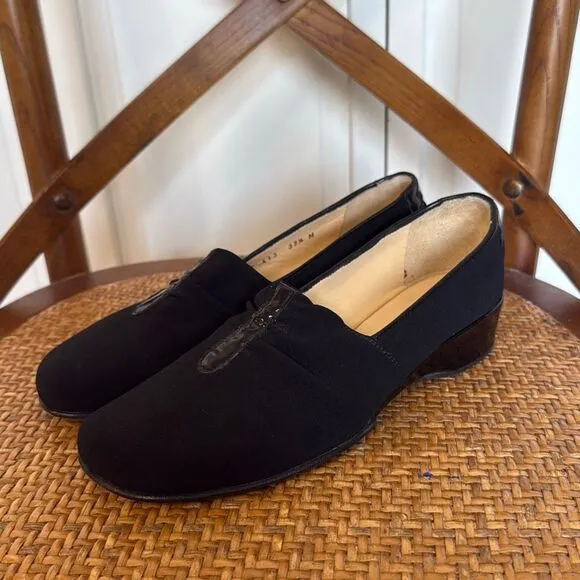 Taryn Rose slip on wedge flats cap toe size 37.5