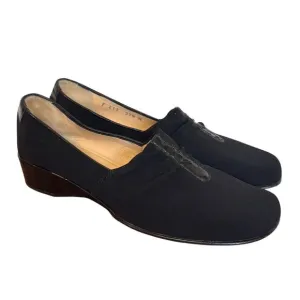 Taryn Rose slip on wedge flats cap toe size 37.5
