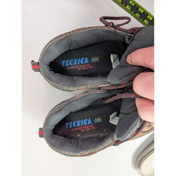 TECNICA Vibram Leather Trekking Hiking Climbing Boots Talus Brown Men's 9.5