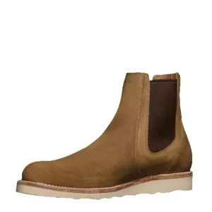 Tecovas The Luke Chelsea Pull On Boots Sawdust Roughout Rugged Vibram Mens 7 D