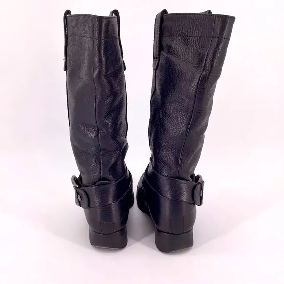 Ted Baker Black Moto Riding Boots US Size 5