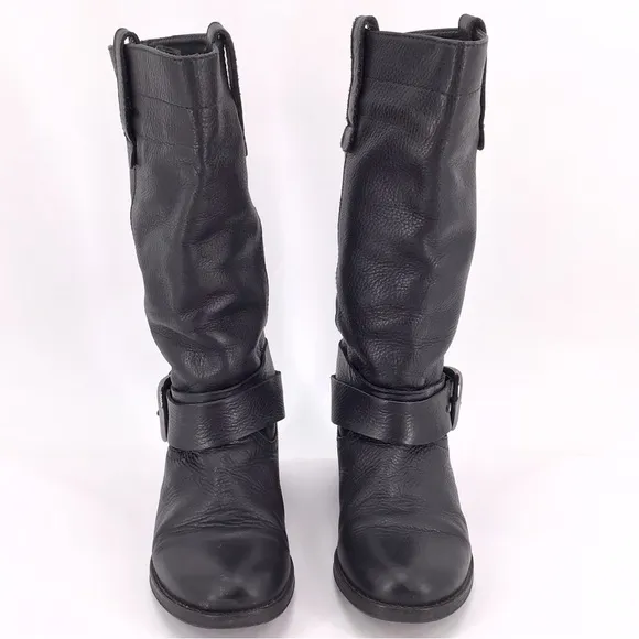 Ted Baker Black Moto Riding Boots US Size 5
