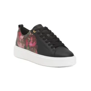 TED BAKER BLACK MULTI Leather Avery Sneakers