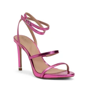TED BAKER Medium Pink Leather Sophia Ankle Strap Sandals