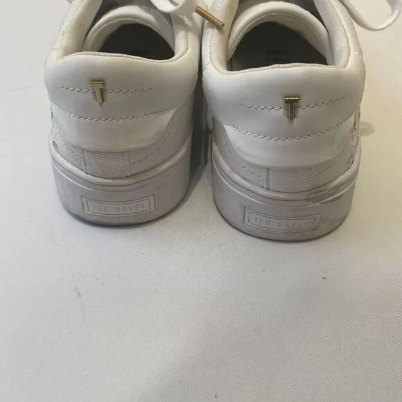 Ted Baker London Adial Floral Embroidered Size 7 Sneakers