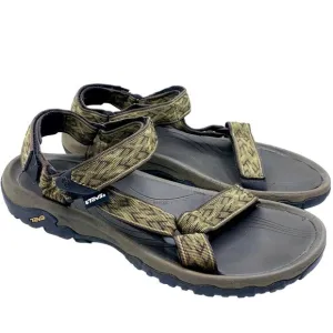 Teva Mens Hurricane XLT Outdoor Hiking Sandals Wavy Olive Size 10 Adjustable