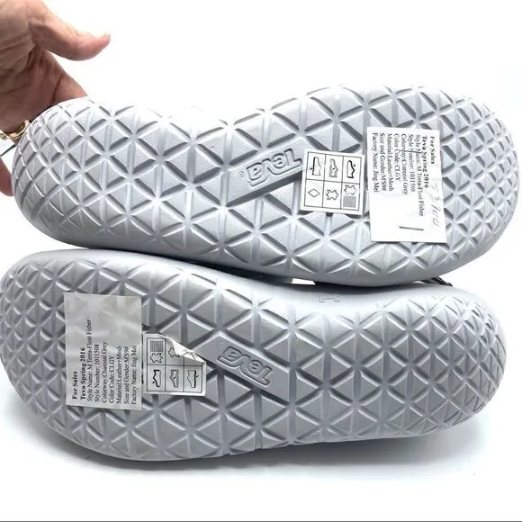 Teva Men’s Terra Float Fisher Sandals 9 Gray NWT