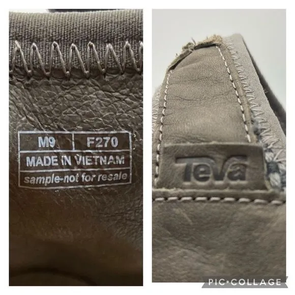 Teva Men’s Terra Float Fisher Sandals 9 Gray NWT