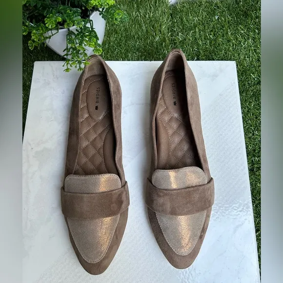 THE BLACKBIRD$150Oak Shimmer Suede women size 9.5 new