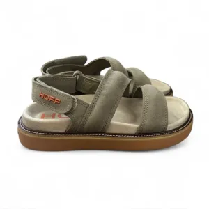 The Hoff Sandals Leather Road Khaki
