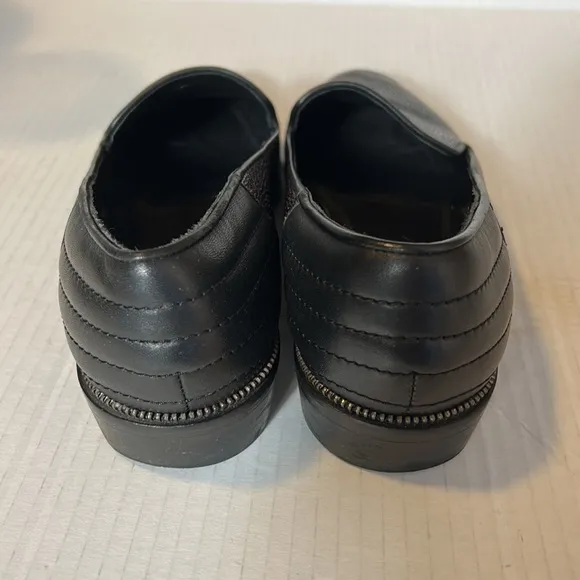The Kooples Leather Slip on Loafers Maroon size 38- US 7, 7.5