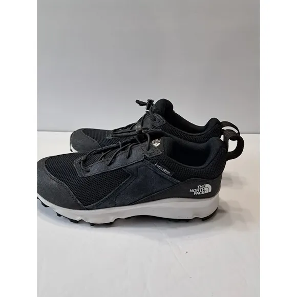 The North Face Jr Hedgehog Hiker II Waterproof Hiking Boots, TNF Black/TNF White