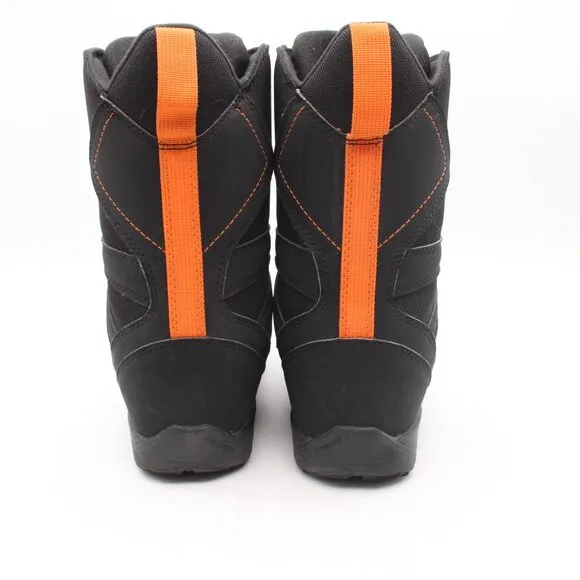 ThirtyTwo Kids BOA Youth Size 5 Snowboard Boots, Black/Orange