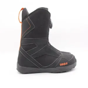 ThirtyTwo Kids BOA Youth Size 5 Snowboard Boots, Black/Orange