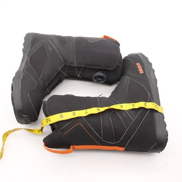 ThirtyTwo Kids BOA Youth Size 5 Snowboard Boots, Black/Orange