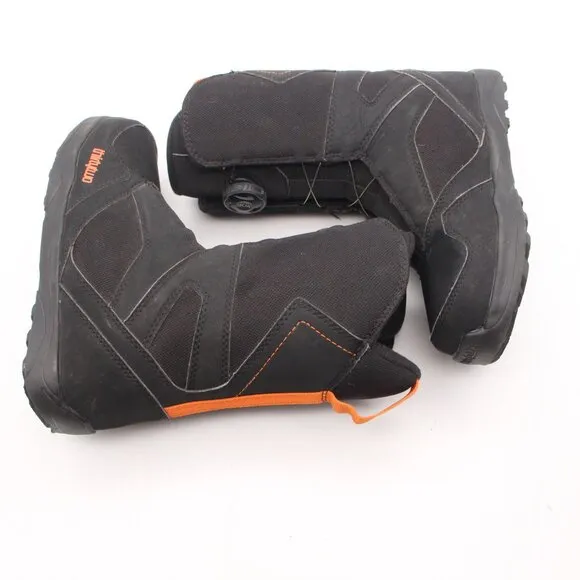 ThirtyTwo Kids BOA Youth Size 5 Snowboard Boots, Black/Orange