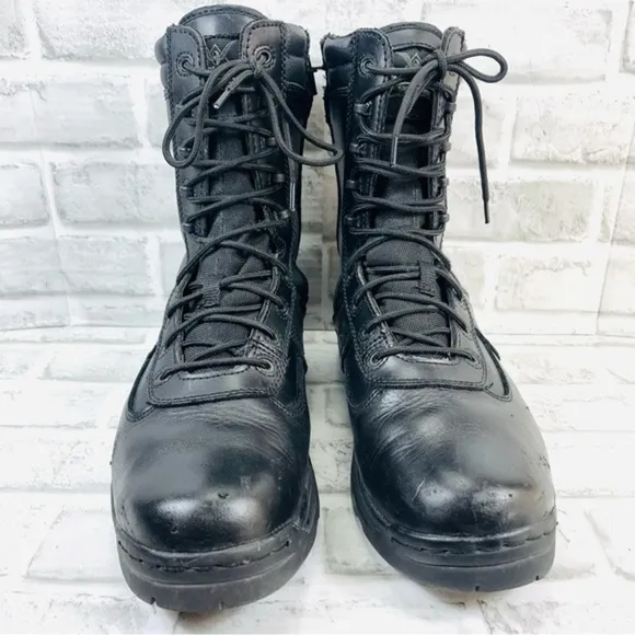 Thorogood Deuce Tactical Men’s 10.5 Black Leather Combat Boots 834-6091