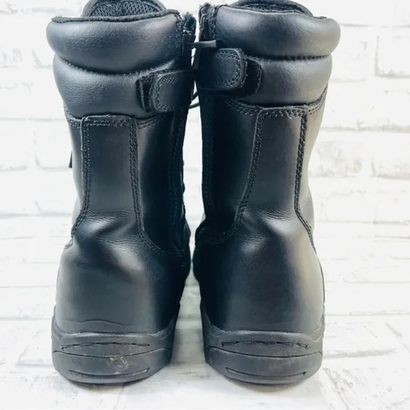 Thorogood Deuce Tactical Men’s 10.5 Black Leather Combat Boots 834-6091