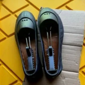 Tieks by Gavrieli California Navy Blue Leather Ballet Flats Slip On Shoes 11
