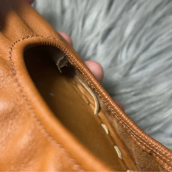 Tieks by Gavrieli Chestnut Leather Slip On Ballet Flats Size