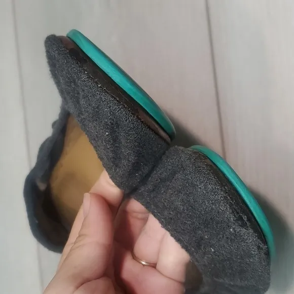 Tieks by Gavriell Womens Loafer Vegan Charcoal Gray StoneBallet shoes flats 8