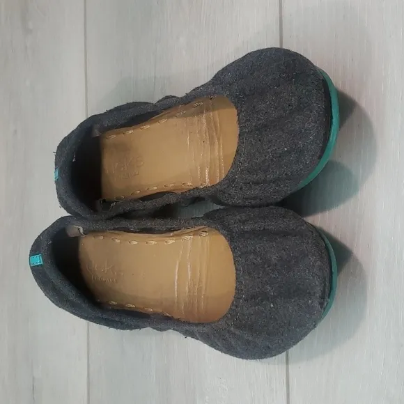 Tieks by Gavriell Womens Loafer Vegan Charcoal Gray StoneBallet shoes flats 8