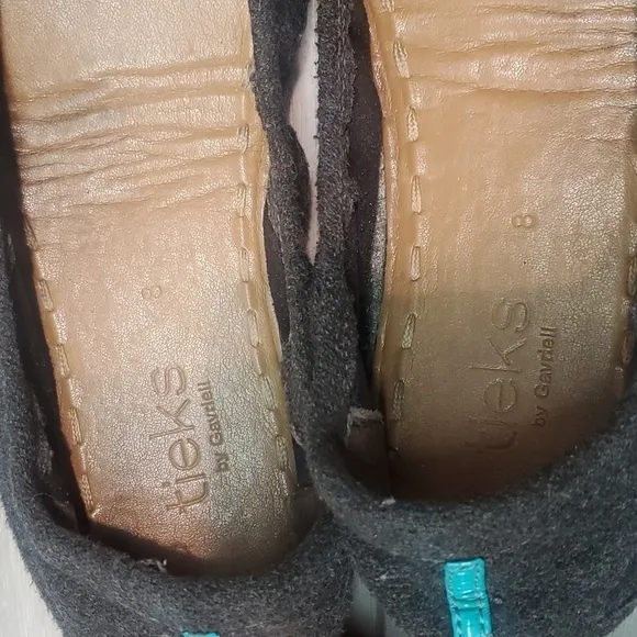 Tieks by Gavriell Womens Loafer Vegan Charcoal Gray StoneBallet shoes flats 8