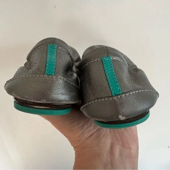 Tieks Silver Gray Ballet Flats Size 7