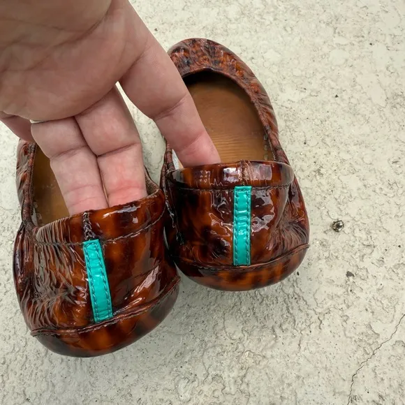 Tieks size 9 Tortoiseshell flats