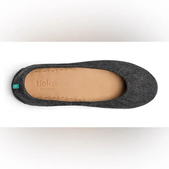 TIEKS Vegan Wool Greystone Flats - Sz 7