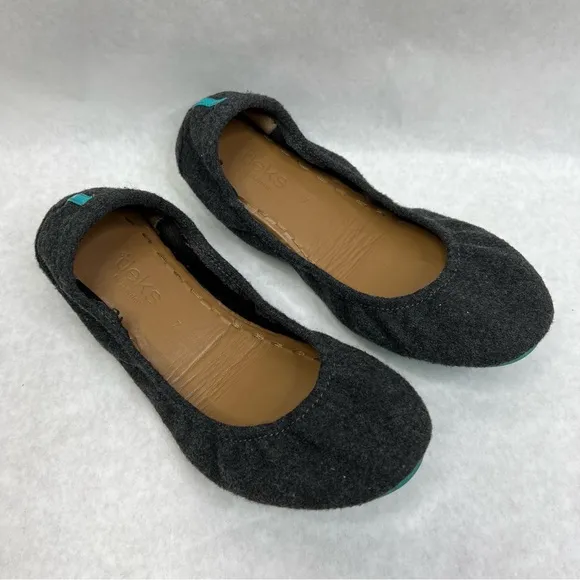 TIEKS Vegan Wool Greystone Flats - Sz 7