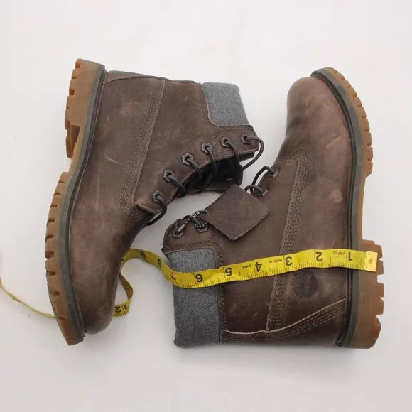 Timberland 6 Inch Premium Women's Size 8 M Waterproof Boots Brown Leather