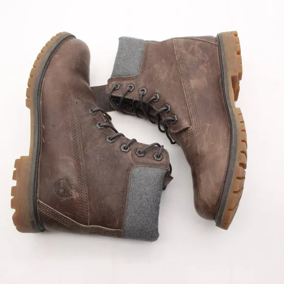 Timberland 6 Inch Premium Women's Size 8 M Waterproof Boots Brown Leather