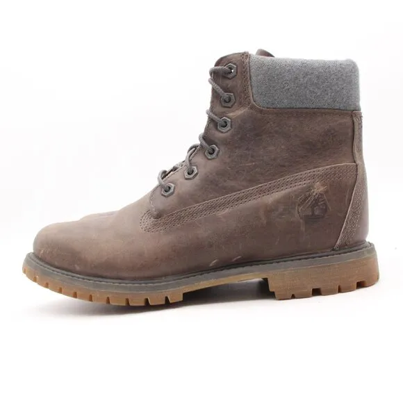 Timberland 6 Inch Premium Women's Size 8 M Waterproof Boots Brown Leather