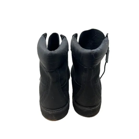 Timberland 6&quot; Premium Boot Black Nubuck Boots Mens 12