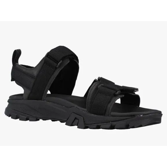 Timberland Black Garrison Trail Strap Sandals A2E4G Mens 10 New Fast Shipping