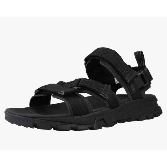 Timberland Black Garrison Trail Strap Sandals A2E4G Mens 10 New Fast Shipping