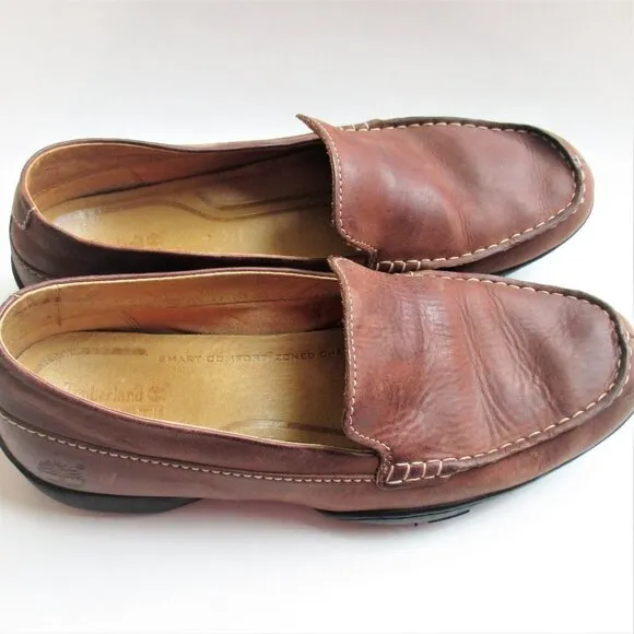 TIMBERLAND COMFORT ZONE LEATHER LOAFER  SIZE 10.5