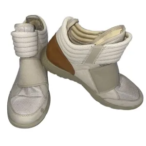 Timberland Craftletics Flyroam Pull-On Boots Beige Leather Mesh Men’s Size 11