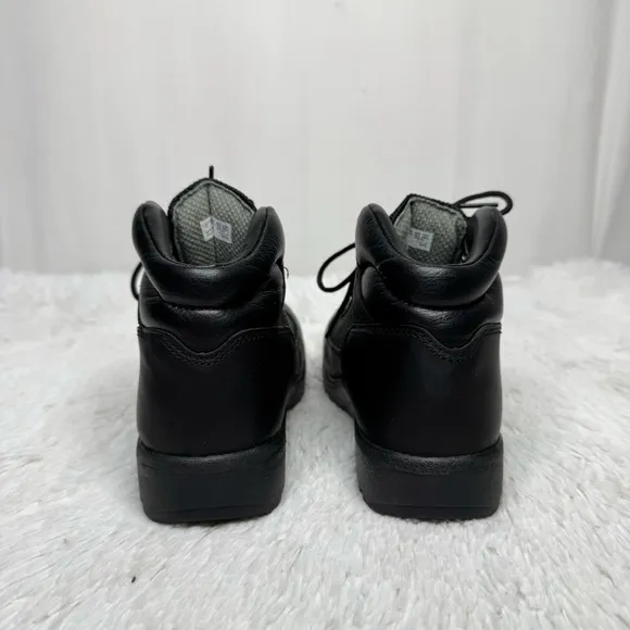 TIMBERLAND / Field Boot all black leather lace up combat boots / 5.5