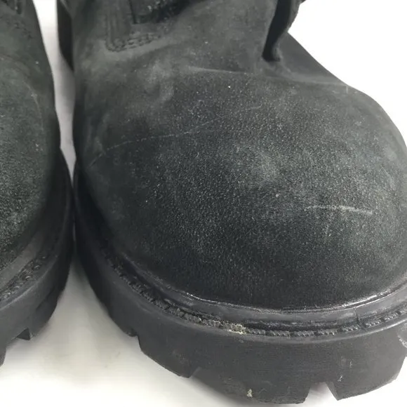 Timberland Grade School 6-Inch Boot Black Size 5.5