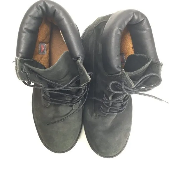 Timberland Grade School 6-Inch Boot Black Size 5.5