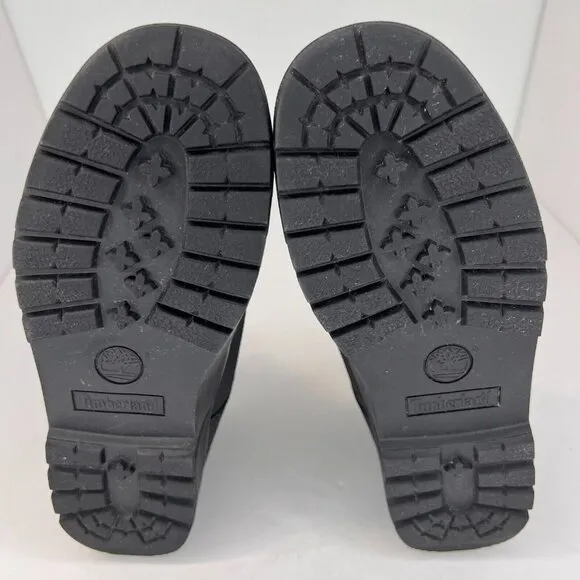 Timberland Helcor Mens 243330 Black Canvas Mid Top Size 6 Hiking Boots