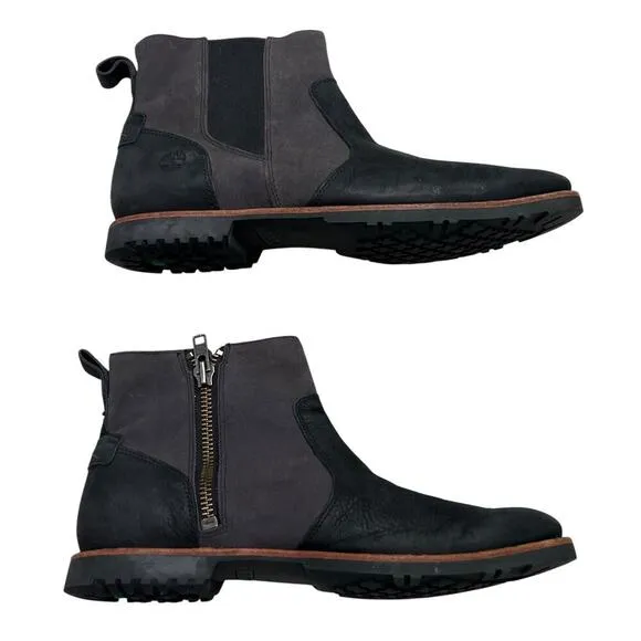 Timberland Men's Kendrick Chelsea Boots - Pull On Zipper - size 10