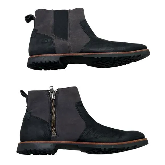 Timberland Men's Kendrick Chelsea Boots - Pull On Zipper - size 10