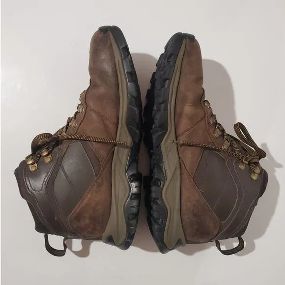 Timberland Mens Mt Maddsen Mid Waterproof Hiking Boots Size 9 Brown Leather