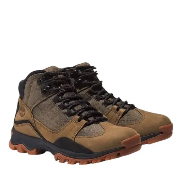 Timberland Mt. Maddsen Mid Mens Hiking Boots Olive Medium Width All Sizes (NEW)